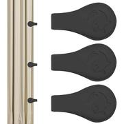 Clip adhésif, 3 x fermeture en silicone pour rideau | Soutien-gorge imperméable anti-éclaboussures avec adhésif pour mur pour maison, buanderie, salle de bain d'hôtel ou voyage quotidien