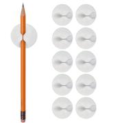 Clip adhésif pour gestion des câbles - Lot de 10 organisateurs de câbles, support de bureau, clip de câble de chargeur | Support d'itinéraire sécurisé de longue durée pour station