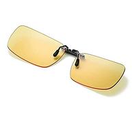 Clip Anti Lumière Bleue Haute Protection, Verres Gaming Qui S'adaptent A Toutes Les Montures, Surlunettes Filtre Ecrans Ordinateur, Protection Anti Fatigue sur Écrans