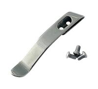 Clip arrière en acier inoxydable pour trancheuse de poche, poignée de coupe pliante à la taille, fabrication d ' accessoires, pièces avec 3 vis, coupe d ' extérieur