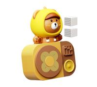 Clip Assainisseur D'Air Pour Voiture,Diffuseur De Parfum Ours Mignon | Attache Pour Sortie D'Aération Purificateur Pendentif - Pour Automobile Berline Pick-up Scooter SUV Tableau De Bord Conduite