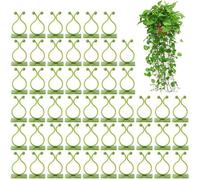 Clip / attache pour plante grimpante - Pack 50 - Auto-adhésif - PP durable - Vert