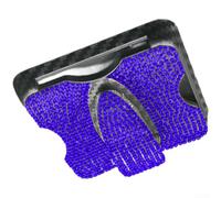 Clip Auto Plastique Résistant Clip Auto Plastique Résistant Clip | Rotation 360 degrÃ©s, ajustement pour facile, angle de pour vue optimal, sÃ©curitÃ© conduite, accÃ¨s rapide(Blue Diamond)