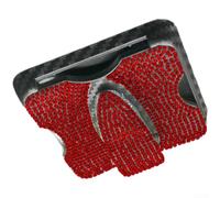 Clip Auto Plastique Résistant Clip Auto Plastique Résistant Clip | Rotation 360 degrÃ©s, ajustement pour facile, angle de pour vue optimal, sÃ©curitÃ© conduite, accÃ¨s rapide(Red Diamond)