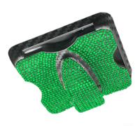 Clip Auto Plastique Résistant Clip Auto Plastique Résistant Clip | Rotation 360 degrÃ©s, ajustement pour facile, angle de pour vue optimal, sÃ©curitÃ© conduite, accÃ¨s rapide(Green Diamond)