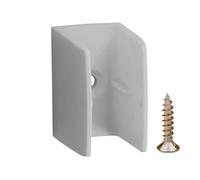 Clip bloqueur de manivelle volet Roulant gris Support Guide Manette Plastique 15mm - 18mm Universel fenêtre Mur à Visser