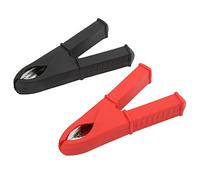 CLIP BORNE DE TEST EN CUIVRE AVEC GAINE ISOLÉE EN PVC POUR EXPÉRIENCES ÉLECTRIQUES