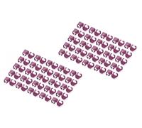 Clip coloré pour fiche RJ45, violet, paquet de 100 pièces.