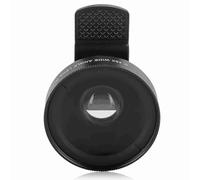 Clip Culnflun sur Un Objectif Macro à Grand Angle, lentille téléphonique de caméra HD 0,45x 12,5 Fois Accessoire de Photographie de grossissement pour Smartphone