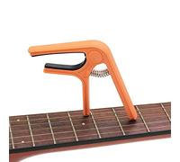 Clip d'accordage de guitare en acier et plastique pour guitare électrique, portable, en bois, clip d'accordage de transposition, clip d'accord ascendant (orange)