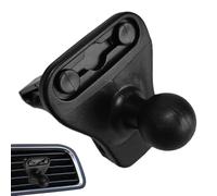 Clip d'admission d'air à rotule, clip d'admission d'air pour support de voiture - Clip de support de téléphone de voiture pour buse d'air articulée - Support de poignée robuste avec