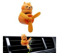 Clip d'aération de véhicule - Accessoire de parfum animé robuste pour voiture, cabine de voiture, adorable cadeau pour femmes, adolescents, ménages et proches
