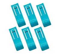 Clip d'ailette de planche de surf - Kit de support d'ailettes d'engrenage de surf | Dispositif de fixation de planche de surf, 6 pièces de verrouillage de la boucle de la pince