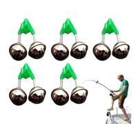 Clip d'alarme de pêche de nuit à double cloche, alarme d'appât de morsure de canne à pêche,Alarme de leurre de poisson robuste - Clip d'alarme de pêche Pince forte à haute résistance pour