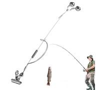 Clip d'alarme pour - Indicateur d'anneau à Double Cloche en Acier Inoxydable | Accessoire d'alarme de Morsure en métal extérieur pour Carpe de, Surf, Eau,