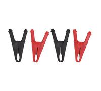 Clip d'alligator métallique Kuuleyn, pinces de crocodile 4pcs, clips de crocodile pour l'école de voiture 1000V noir rouge pour les outils de soudage des ménages et les outils de