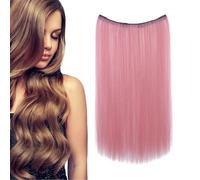 Clip Dans Les Extensions De Cheveux - Extensions De Cheveux À L'aspect Naturel Avec 4 Mini-clips | Positre À Coiffure Droite De 20 Pouces De Long Pour Les Filles, Élégante Perruque Invisible