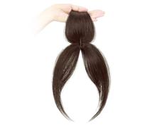 Clip dans une bangs côté coiffeur de cheveux séparés pour de vrais cheveux humains à 360 ° Pièces couverture Fausses falsifiées Clip en extensions pour les femmes portent quotidien