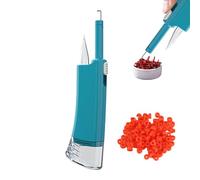 Clip d'appât, clip d'appât de ver de sang - Outils de de terre portable, outil de drapeau avec bandes, accessoires de gréement, support de ver rouge avec lumière pour professeur