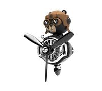 Clip D'aromathérapie À Voiture d'ours | Diffuseur D'éventurant d'air De Voiture | Mignon Bear Design Mini Aircraft Voitures Clip De Parfum pour SUV Truck Vehicle | Décoration Intérieure Et Él