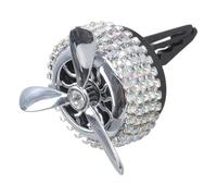 Clip d'aromathérapie en cristal pour diffuseur de parfum créatif, hélice rotative, accessoire de voiture, souvenir, cadeau, désodorisant pour voiture