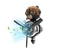 Clip d'aromathérapie pour voiture - Diffuseur d'air d'ours, fixation automatique d'aération d'huile essentielle, dispositif de parfum de voiture compact | pour véhicules voitures camions SUV bureau ma