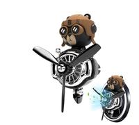Clip d'aromathérapie pour voiture pilote - Clip diffuseur créatif d'ours, désodorisant d'avion pour voiture | Décoration de parfum animal amusant, accessoire de parfum d'intérieur avec expérience