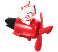 Clip d'Arôme de Ventilation Voiture Cartoon en ABS rouge | Forme Animaux Mignonne, Diffuseur Vent, Format 6,5x6x5,5cm, pour Intérieur Auto