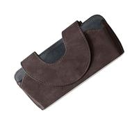 Clip d'arrêt de verre de voiture, clip de lunettes de soleil pour visière de voiture, viseur de voiture magnétique, support de lunettes de soleil | Support de lunettes Clip de carte, marron