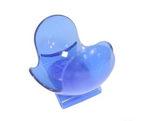 Clip de balle de tennis pour ceinture ou short aide à maintenir la concentration en gardant la balle à portée de main immédiate (bleu)