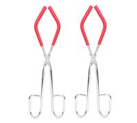 Clip de bécher pour flacon en acier, pince de chimie, accessoire de laboratoire durable et hautement poli pour les laboratoires de physique, de chimie et de biologie, matériau