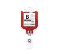 Clip de bobine de badge fonctionnel en forme de de sang, porte-carte de visite adapté travailleurs hospitaliers et étudiants, Clip de badge d ' infirmière