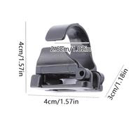 Clip De Boucle De Tuba - Connecteur De Plongée Sous-Marine 4 X 3 X 4 Cm, Support À Pression Facile, Fermeture en Pp Durable, Pince De Sangle De Masque Réglable | Clip De Plongée Léger, Accessoire Pour