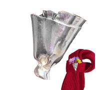 Clip De Bouquet De Fleurs Portable, Broche Porte-fleurs Élégante Pour Femmes, Broche De Bouquet De Fle-urs Décoratives, Mini Broches De Vase De Fleurs Artistiques DIY, Pinces À Vêtements Fête Mariage