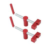 Clip de bureau en acier réglable, pince à bois | Étau à fixation fixe rapide for établi de menuiserie et charpentier à trous de 20 mm(2PCS)