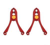 Clip de câble isolé de 12,7 cm avec construction en plastique et tension nominale de 1000 V conçu pour un maintien sûr des câbles lors des tests électriques et de l'installation