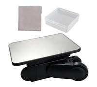 Clip de caméra arrière de téléphone avec pince pour miroir de réflexion | Kit de réflecteur miroir pour appareil photo, selfie, studio extérieur, voyage, camping