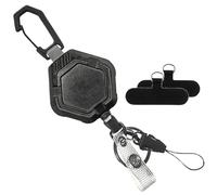 Clip de carabiner révoltant - Accessoires de trousseau, porte-carte d'identité | Porte-téléphonie mobile à l'épreuve du vol, système de protection contre les collisions, solution de trekking en plein