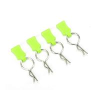 Clip de carrosserie de Voiture RC + Ensemble de Support de, goupille de Coque sécurisée, Accessoires en Alliage d'aluminium pièces Automobiles adaptées pour Traxxas 1/5