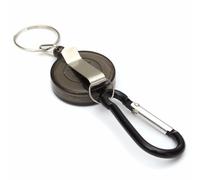 Clip De Carte De Travail En Métal, Rétractable, Facile À Tirer, Porte-Clé, Id, Badges, Bobine, Étiquette De Nom, Clip De Ceinture