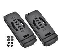 Clip de ceinture - 2 supports de ceinture d'extérieur | 8,6 x 3,3 x 1,59 cm, fourreau multifonction facile d'accès avec vis pour randonnée, alpinisme