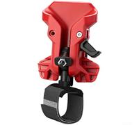Clip de ceinture à dégagement rapide - Support professionnel sécurisé pour hocs - Gaine ABS - Utilisation à une main - Étui pour outil d'échafaudage - Multicolore - 60 x 78 mm (rouge)