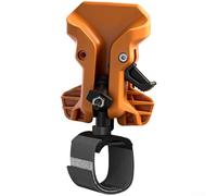 Clip de ceinture à verrouillage rapide pour outils électriques conçu en ABS résistant à l'abrasion et clip en métal robuste pour soutenir les perceuses et les marteaux pneumatiques (jaune)