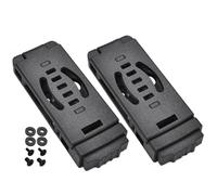 Clip de ceinture extérieur - 2 clips de ceinture en nylon pour fourreau, accès facile, accessoires de transport, support de fourreau avec vis pour l'alpinisme, l'exploration, Attribut unique, Refer to