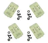 Clip de Ceinture Gaine K 4 pièces avec Clip de Poche en, Green | Clip de taille multifonction, Kits de fourreau de coupe de chasse, pièce de rechange de Clip de poche avec vis,