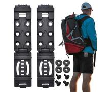 Clip de ceinture pour étui, 2 clips en nylon, accès facile, accessoire de ceinture multifonction pour le camping, l'alpinisme