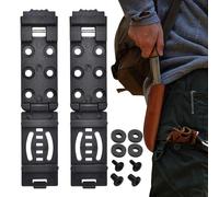Clip de ceinture pour fourreau - 2 clips de ceinture en nylon pour fourreau | Accessoires faciles d'accès pour transporter un fourreau avec vis pour l'alpinisme, l'exploration, Attribut unique, Refer