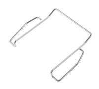 Clip de Ceinture pour Microphone, Métal Argenté, Design Simple