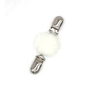 Clip de châle en forme de sphère de fourrure moderne, Clip de châle de modestie élégant, bijoux de protection de pull avec des designs de sphère en peluche pour femmes, broche de rassemblement social