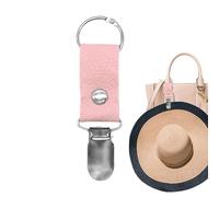 Clip de chapeau de voyage - Clip de chapeau multifonctionnel pour sac | Clip de bec en cuir PU pour tenir le bonnet sur le sac, accessoire de sac mains libres pour chapeau
